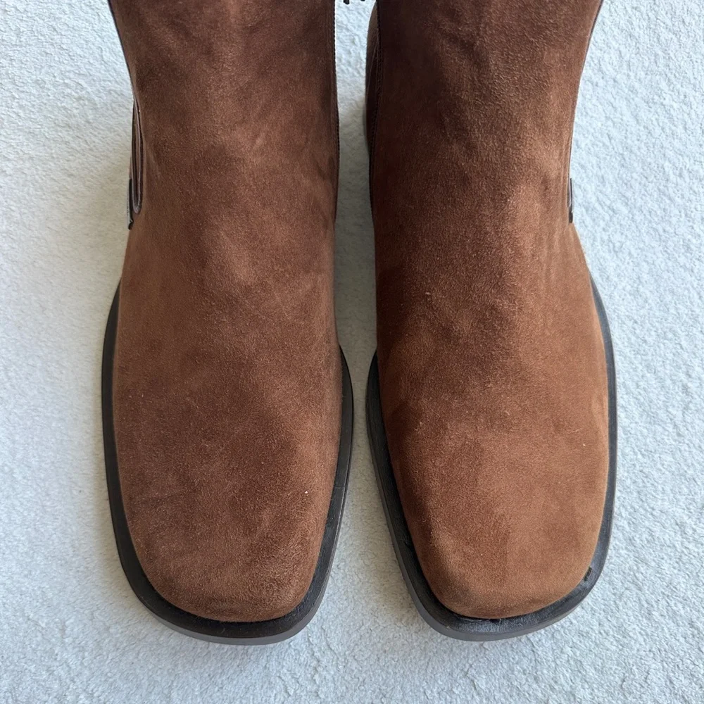 Mauri Men’s Chelsea Boots –‎ Brown Suede Sz 13 / Handmade in Italy – EUC